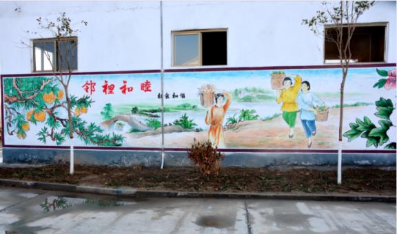 简阳乡镇文化墙 乡风文明焕发新活力