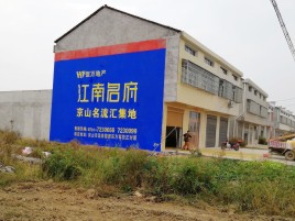 简阳农村墙体广告在不同形式上面展现的不同特色