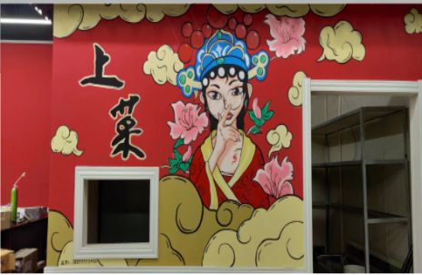 简阳墙体彩绘的发展和应用